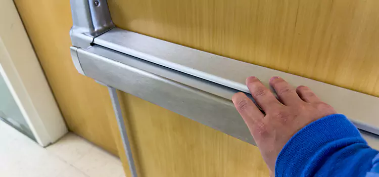 Installing a Push Bar on a Door Owatonna